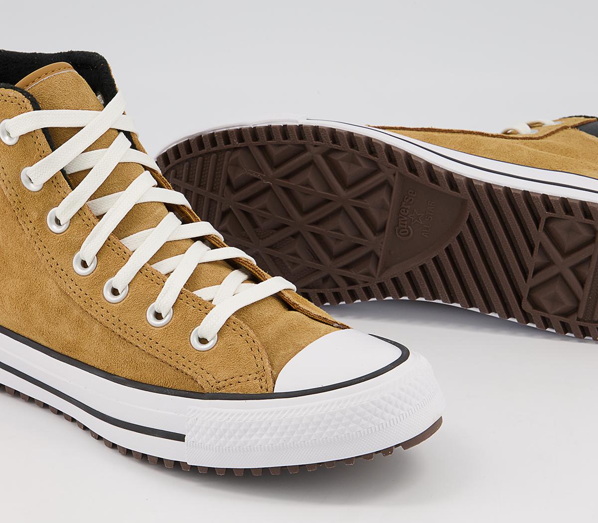 Converse All Star Pc Boot Hi Trainers Converse All Star Pc Boot Hi Trainers Wheat White Black