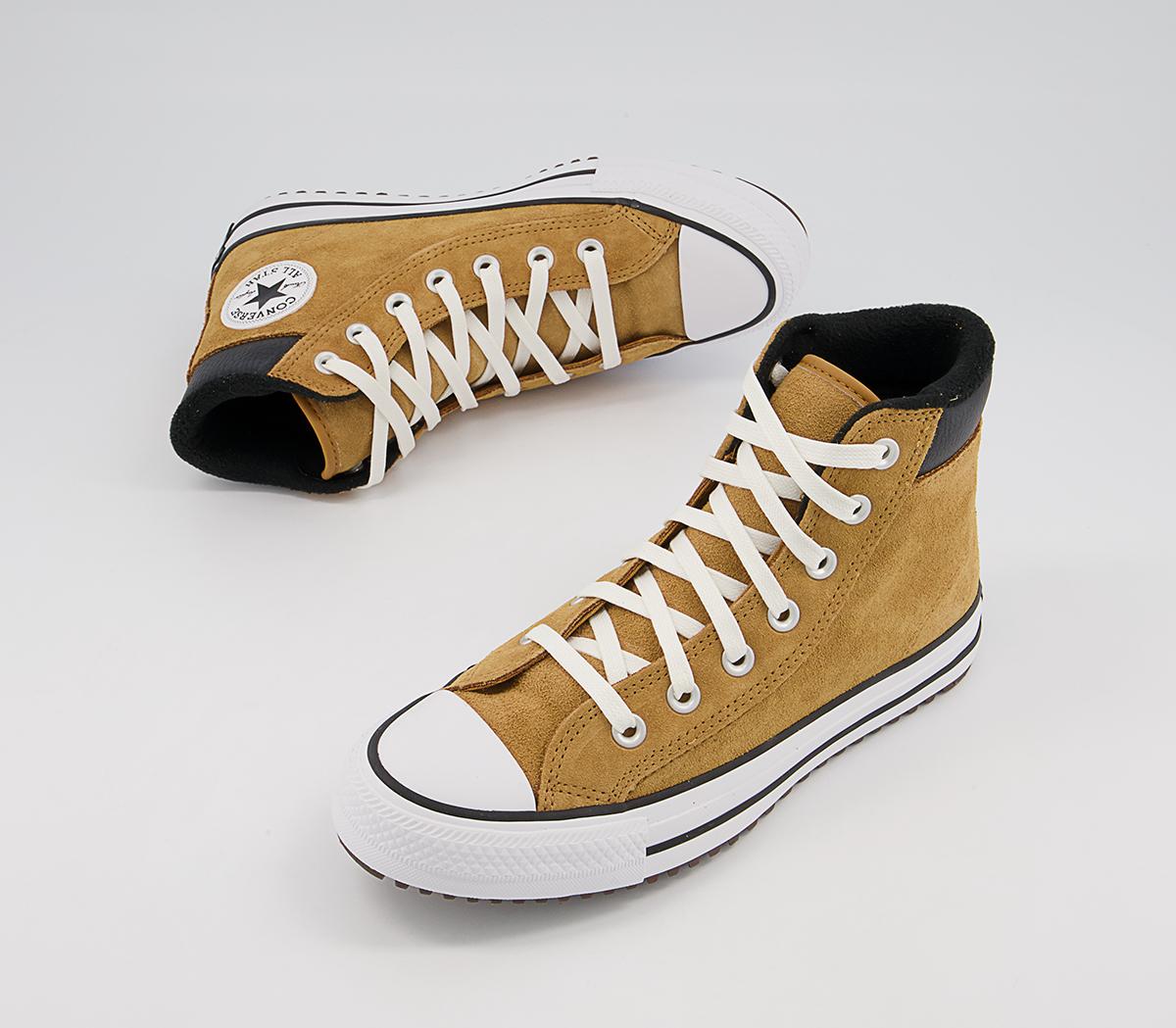 Converse All Star Pc Boot Hi Trainers Converse All Star Pc Boot Hi Trainers Wheat White Black