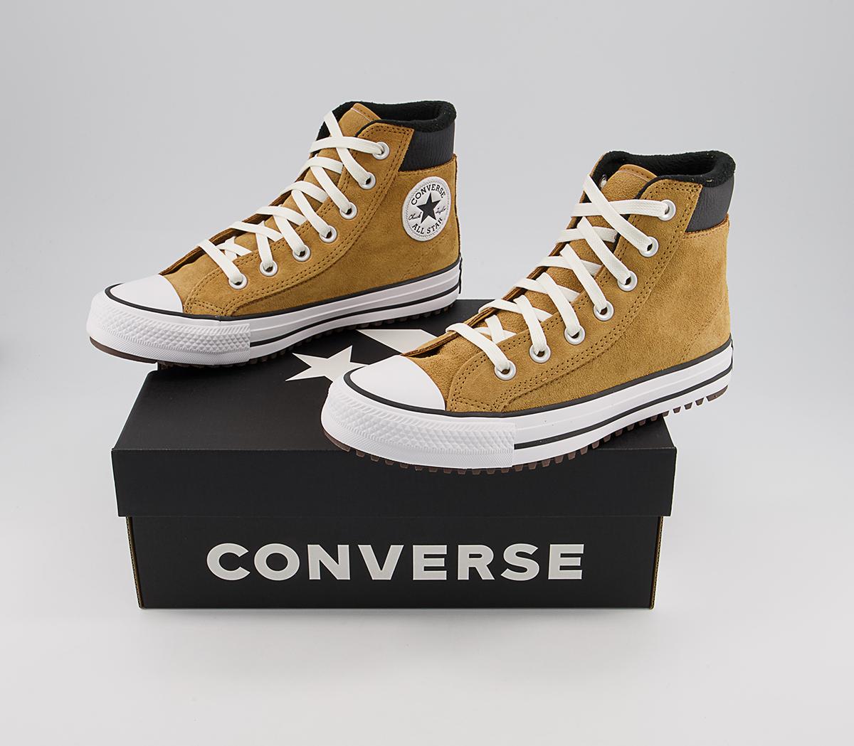 Converse All Star Pc Boot Hi Trainers Converse All Star Pc Boot Hi Trainers Wheat White Black