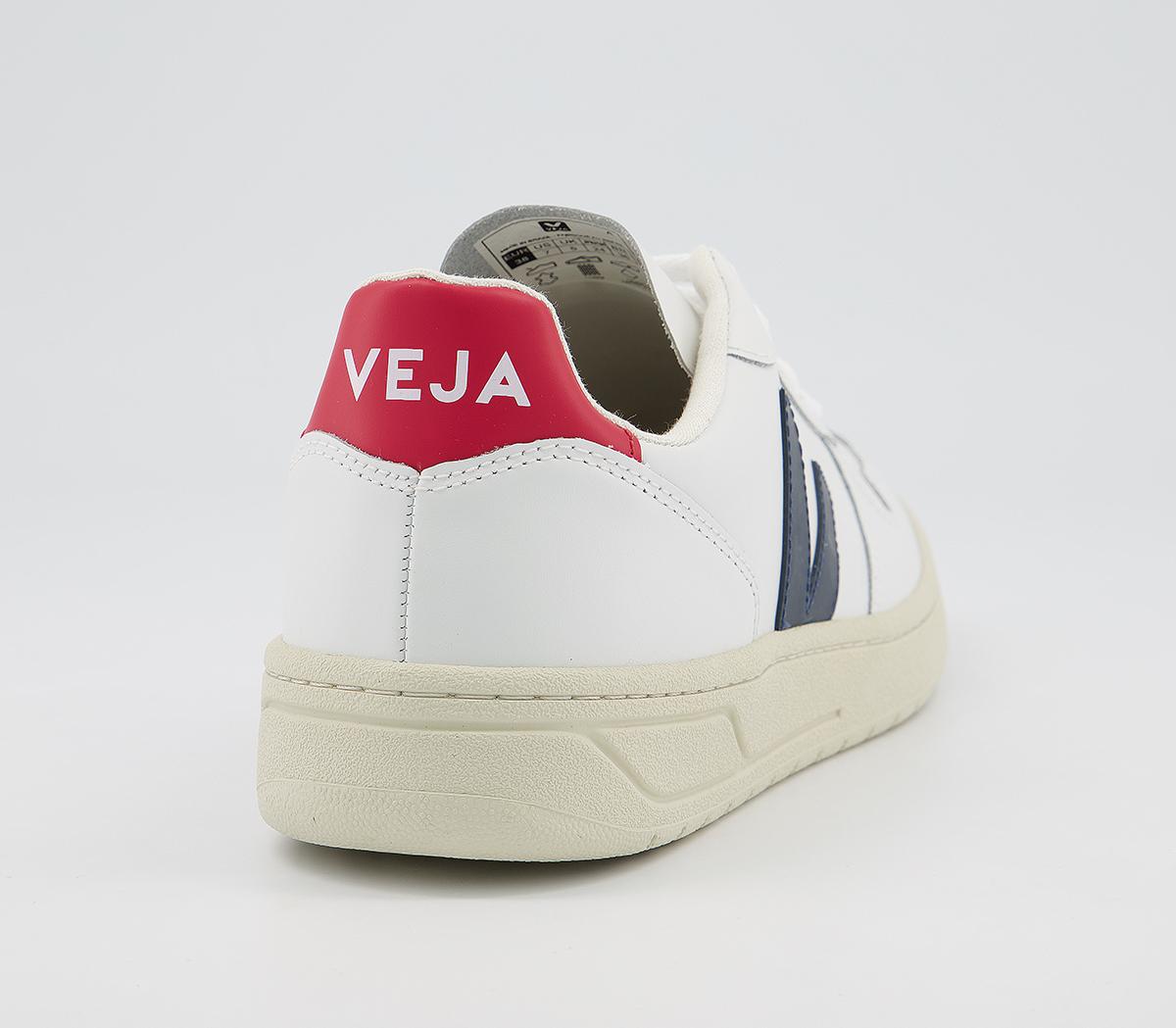 VEJAV-10 TrainersWhite Red Navy