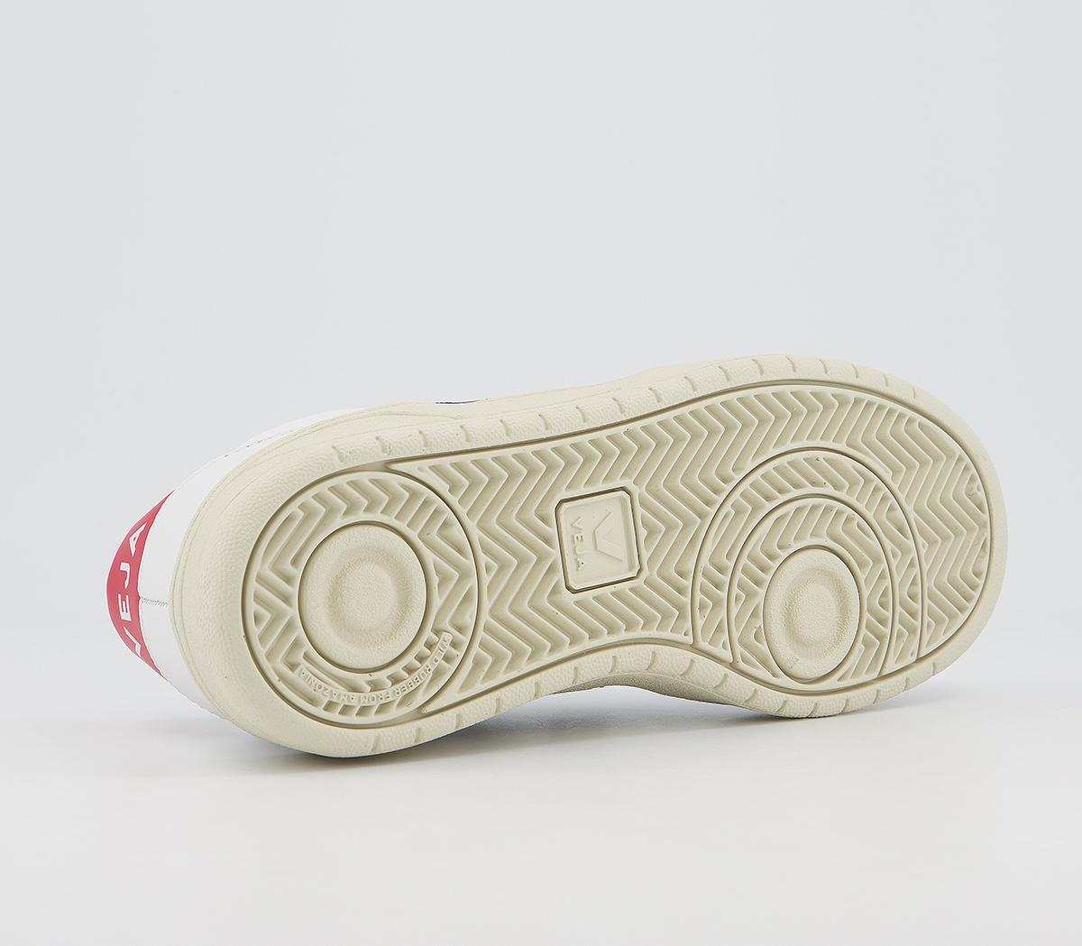 VEJAV-10 TrainersWhite Red Navy