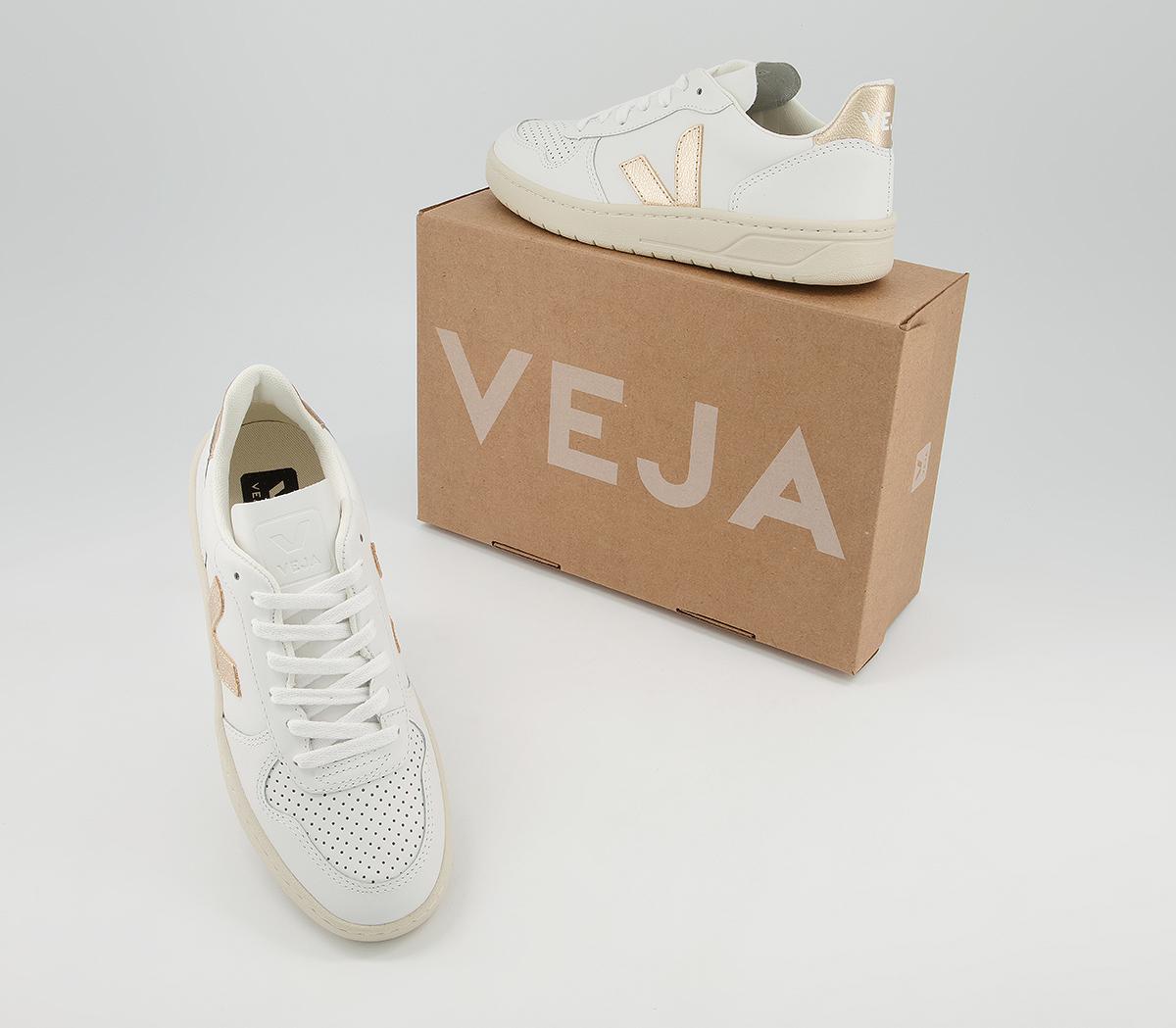 VEJA V-10 Trainers VEJA V-10 Trainers White Rose Gold F