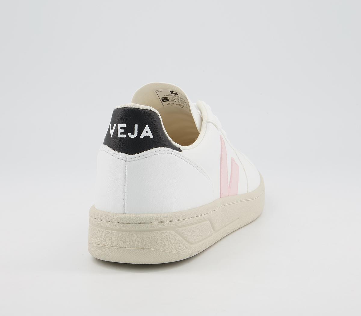 VEJA V-10 Trainers VEJA V-10 Trainers White Petale Black Vegan F