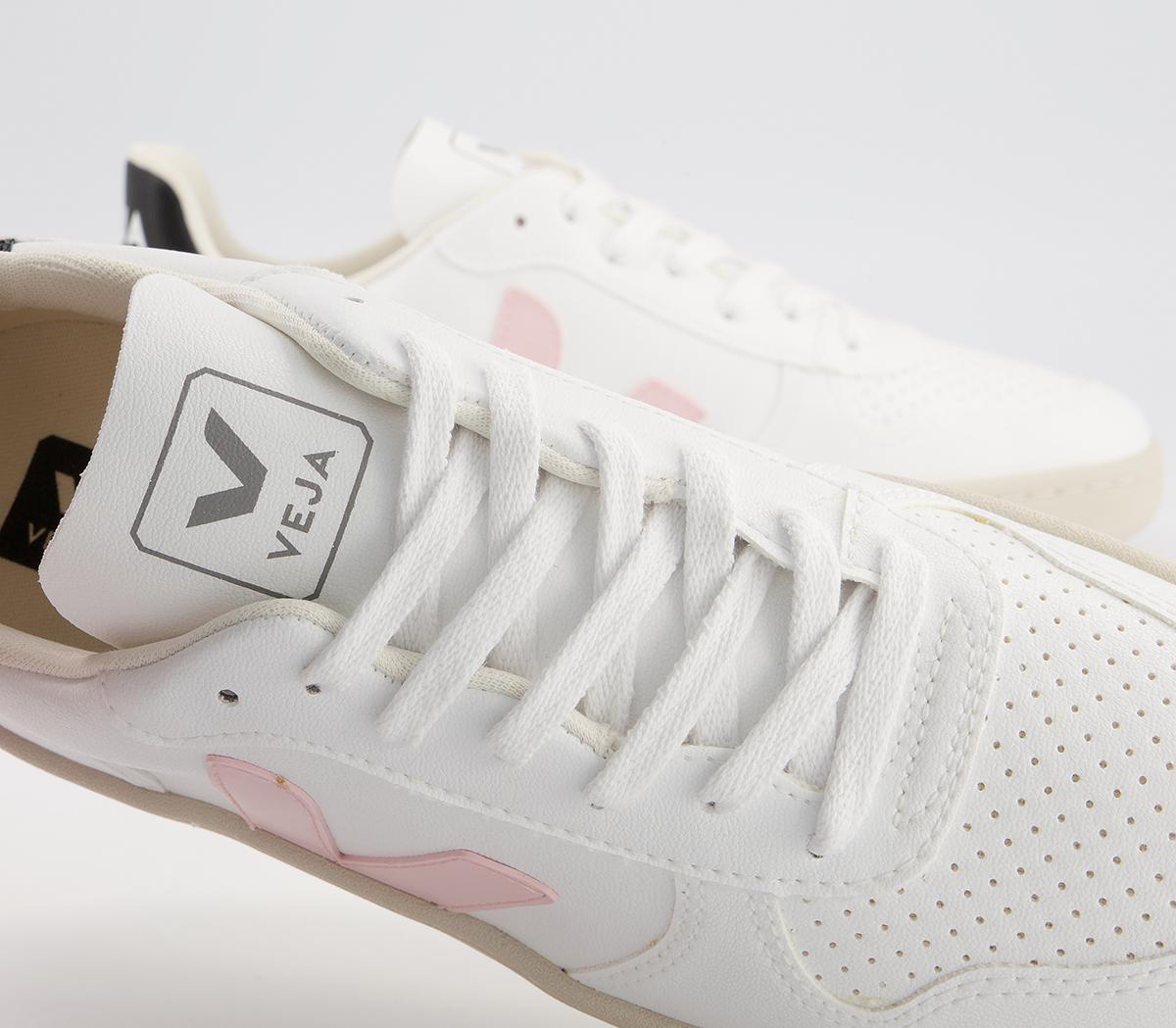 VEJA V-10 Trainers VEJA V-10 Trainers White Petale Black Vegan F