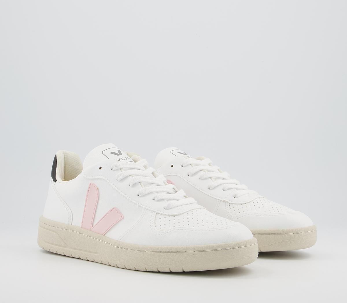 VEJA V-10 Trainers VEJA V-10 Trainers White Petale Black Vegan F