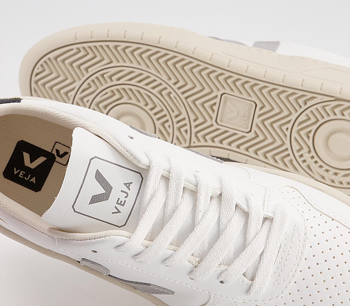 VEJA V-10 Trainers VEJA V-10 Trainers White Oxford Grey Black Vegan F