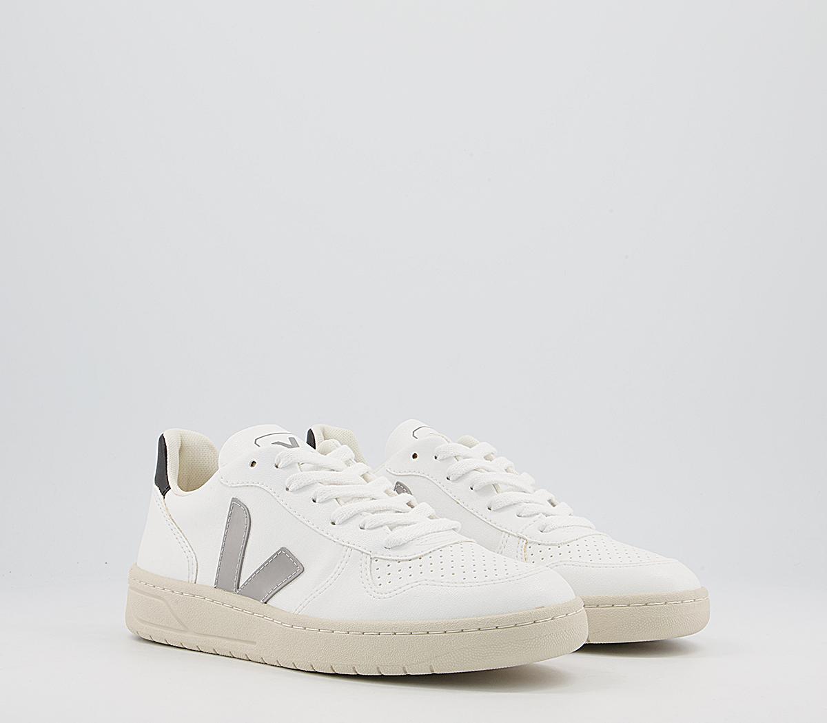 VEJA V-10 Trainers VEJA V-10 Trainers White Oxford Grey Black Vegan F