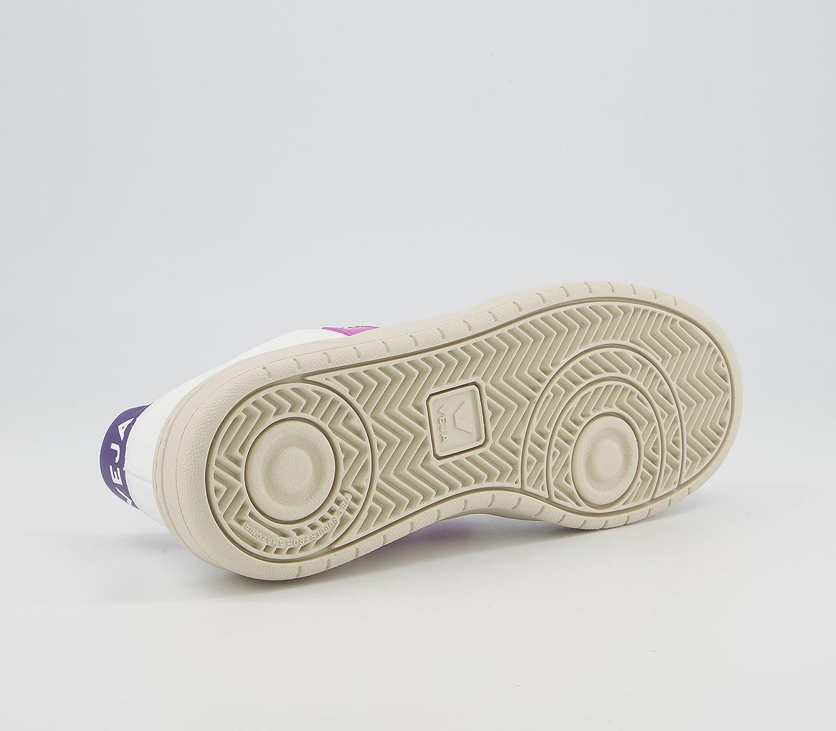 VEJA V-10 Trainers VEJA V-10 Trainers White Ultraviolet Purple Vegan F