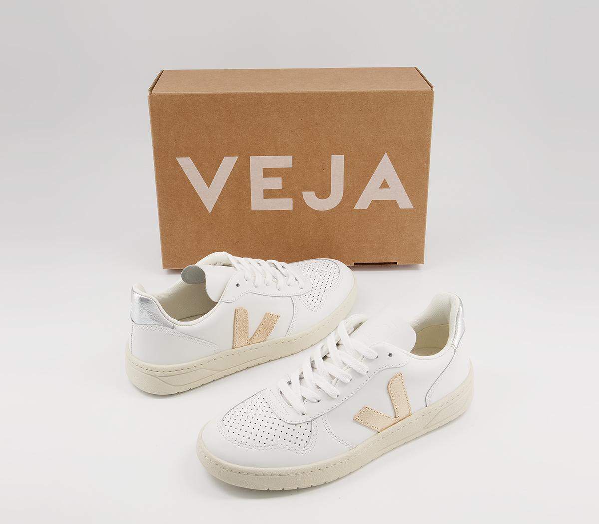 VEJA V-10 Trainers VEJA V-10 Trainers White Platine Silver F