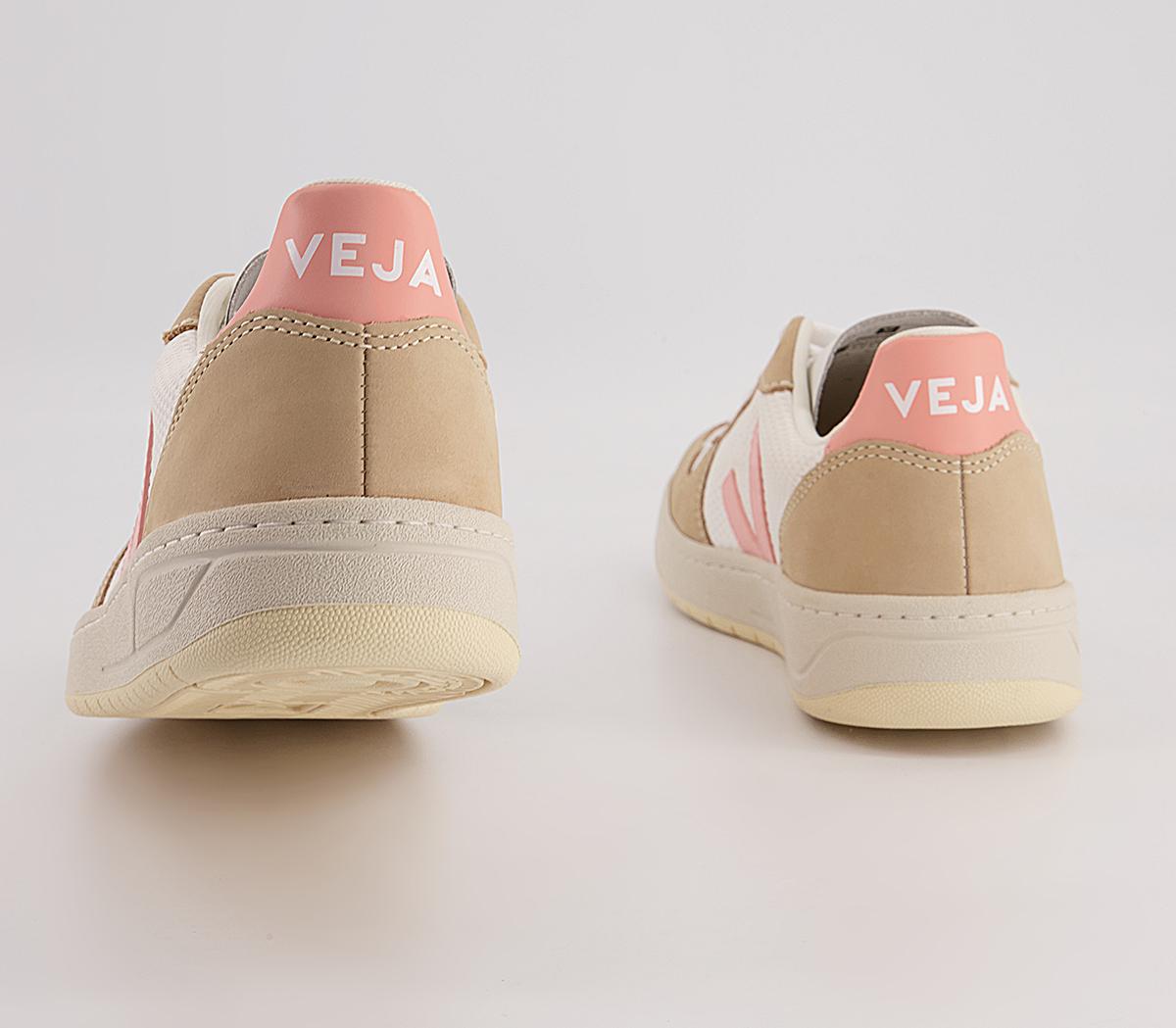 VEJA V-10 Trainers VEJA V-10 Trainers White Bellini Almond F