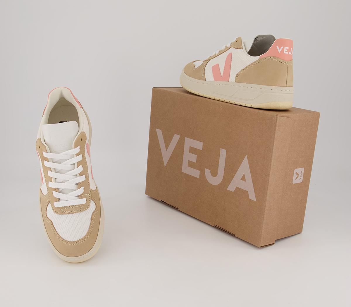 VEJA V-10 Trainers VEJA V-10 Trainers White Bellini Almond F