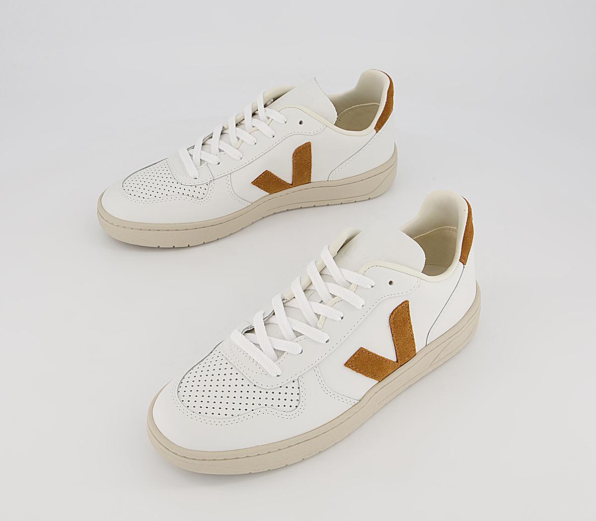 VEJA V-10 Trainers VEJA V-10 Trainers Extra White Camel F