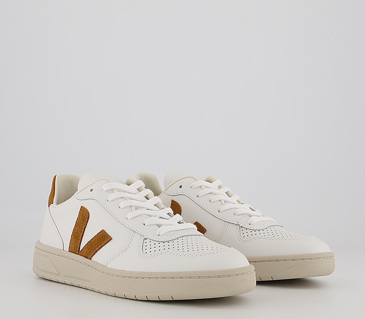 VEJA V-10 Trainers VEJA V-10 Trainers Extra White Camel F