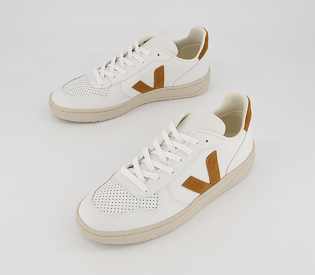 VEJA V-10 Trainers VEJA V-10 Trainers Extra White Camel
