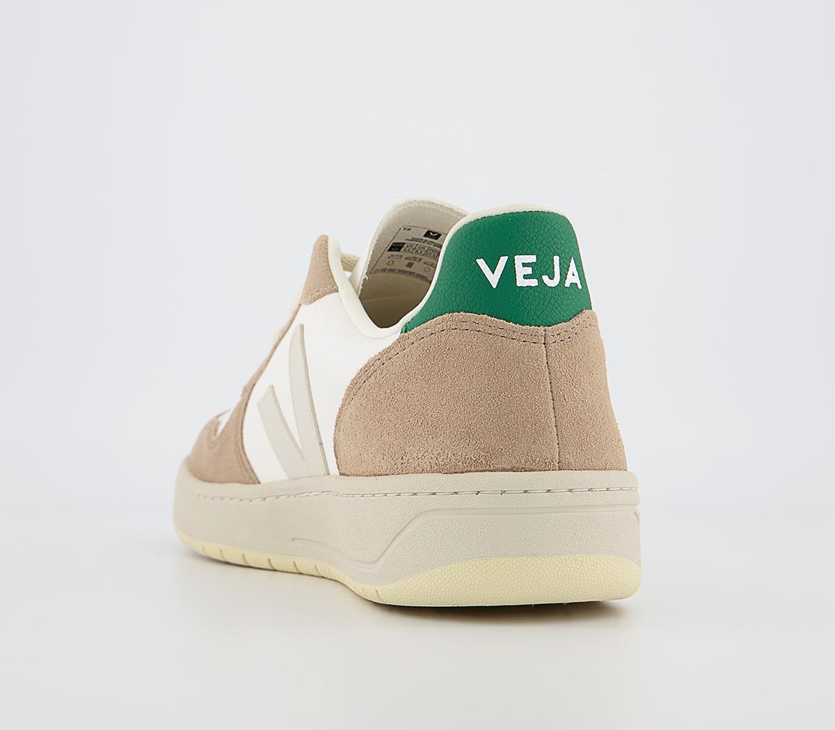VEJA V-10 Trainers VEJA V-10 Trainers Extra White Sahara Emeraude