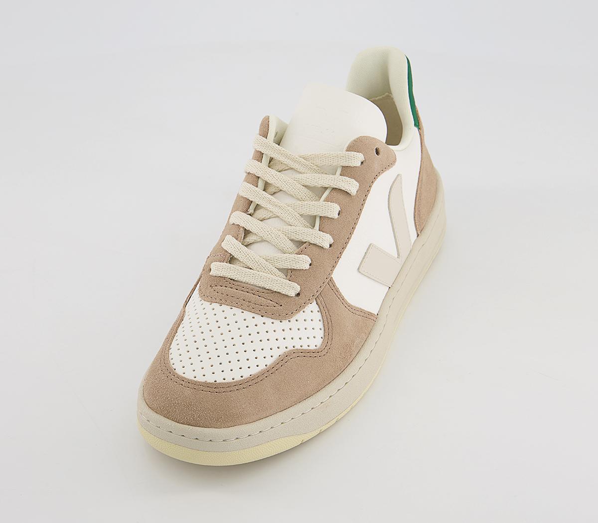VEJA V-10 Trainers VEJA V-10 Trainers Extra White Sahara Emeraude