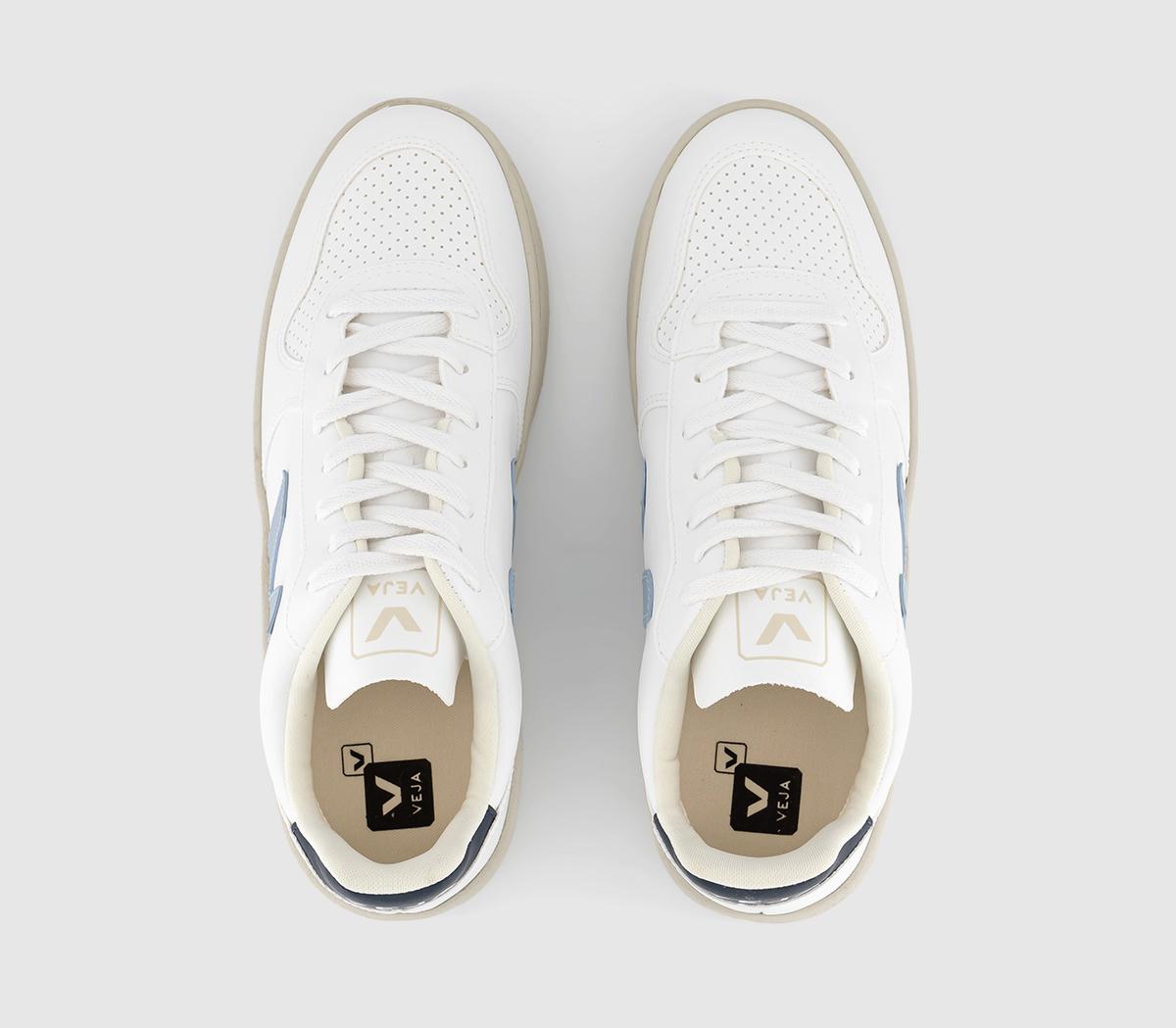 VEJA V-10 Trainers White Steel Nautico - Men's Trainers