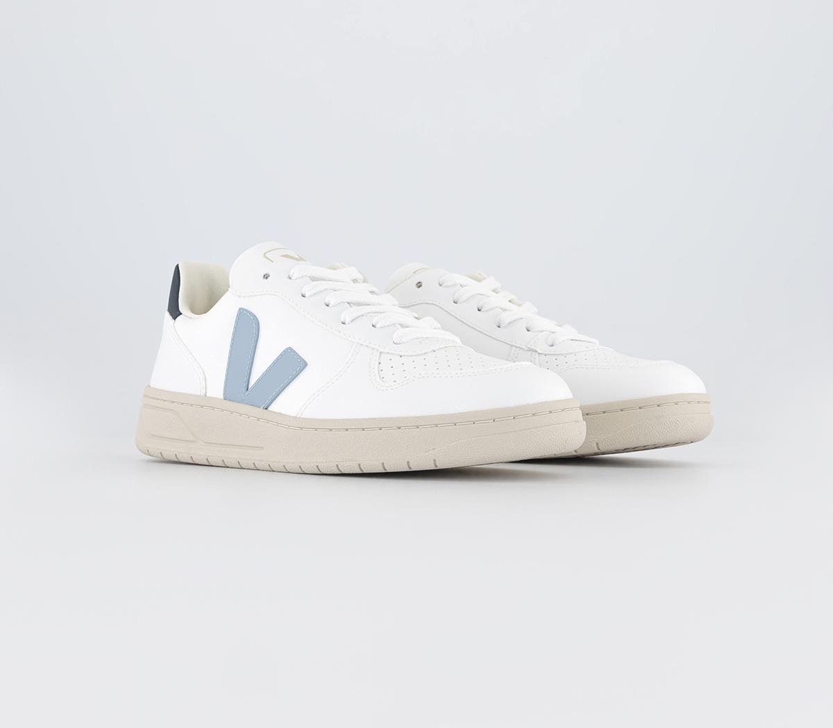 VEJA V10 Trainers White Steel Nautico F Women's Trainers