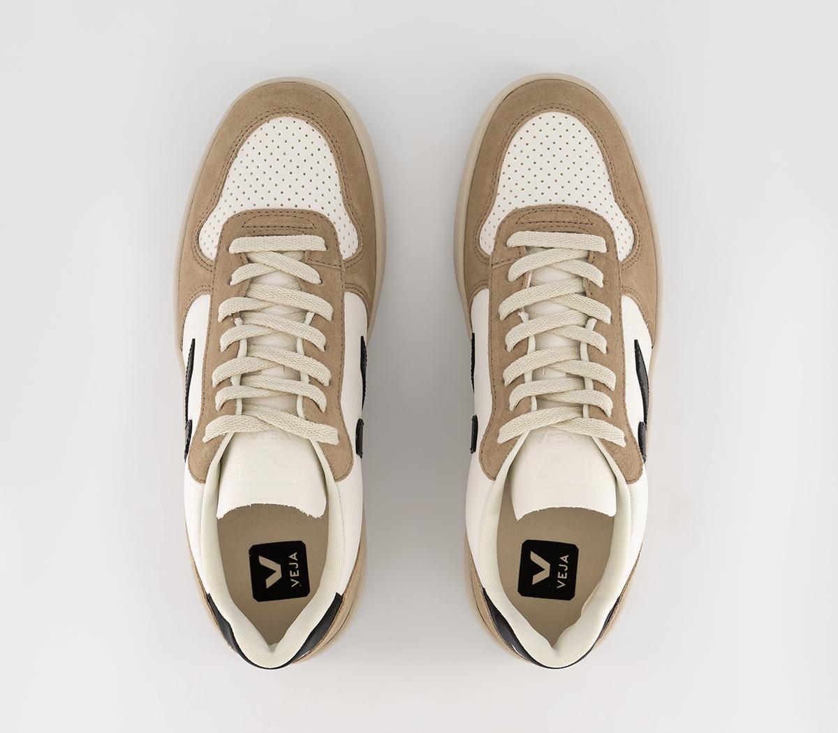 VEJAV-10 Trainers White Black Sahara