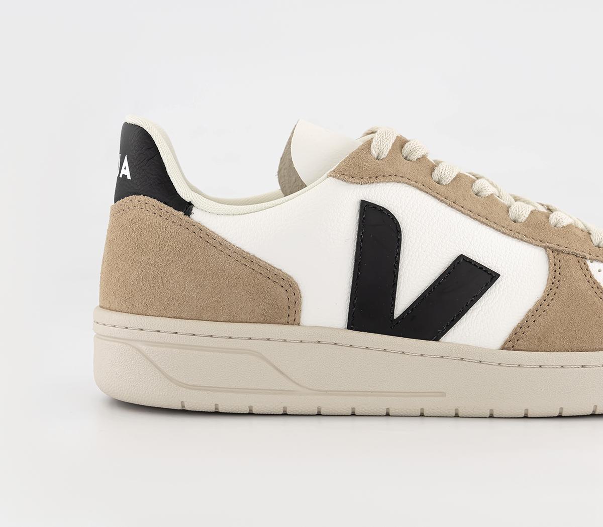 VEJAV-10 Trainers White Black Sahara