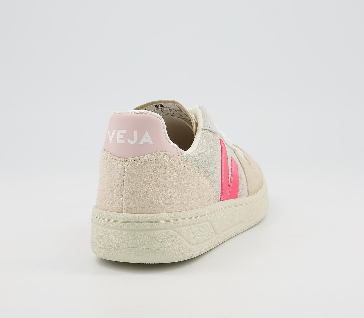 VEJA V-10 Trainers VEJA V-10 Trainers Multico Natural Rose Fluo F