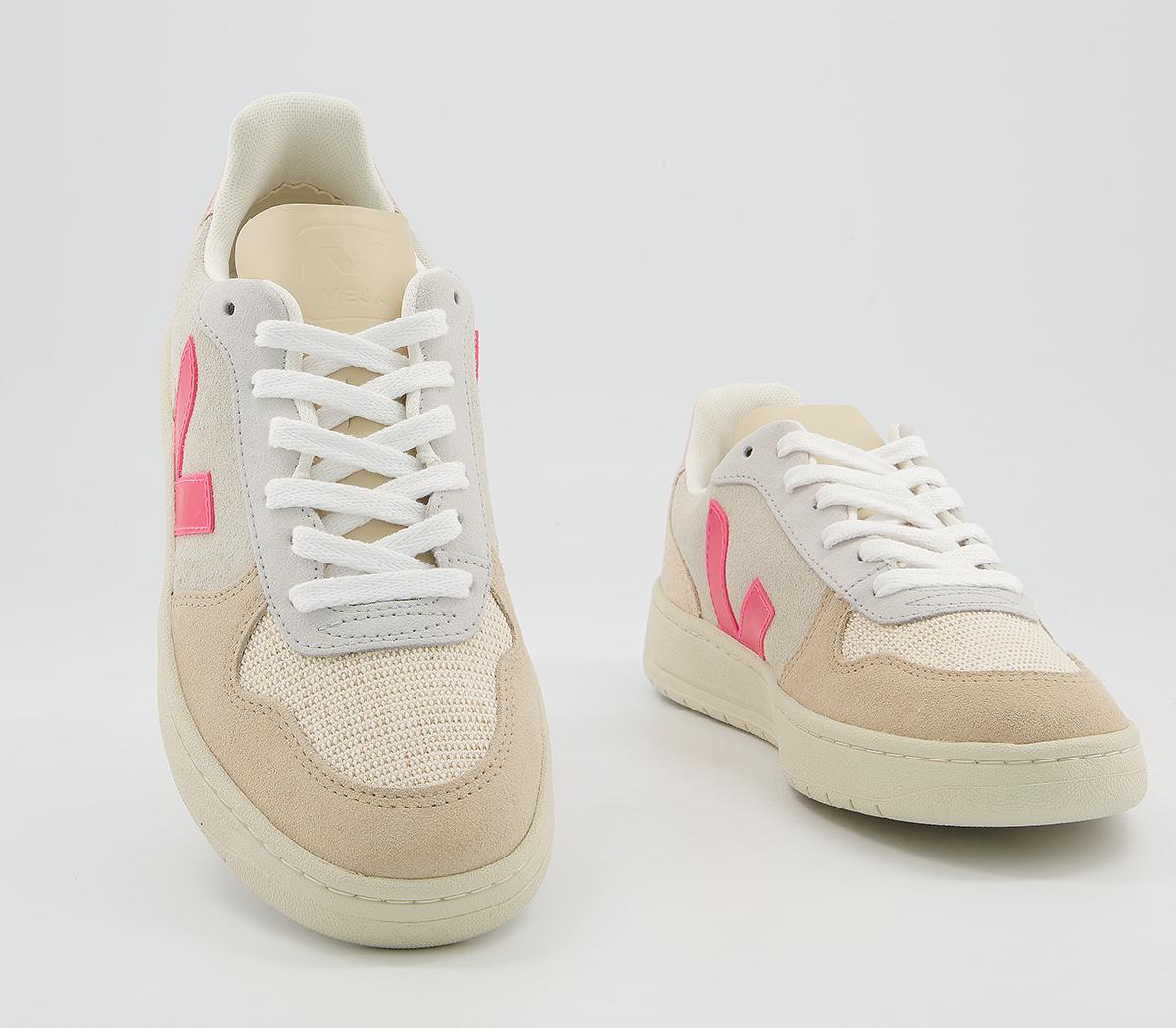VEJA V-10 Trainers VEJA V-10 Trainers Multico Natural Rose Fluo F