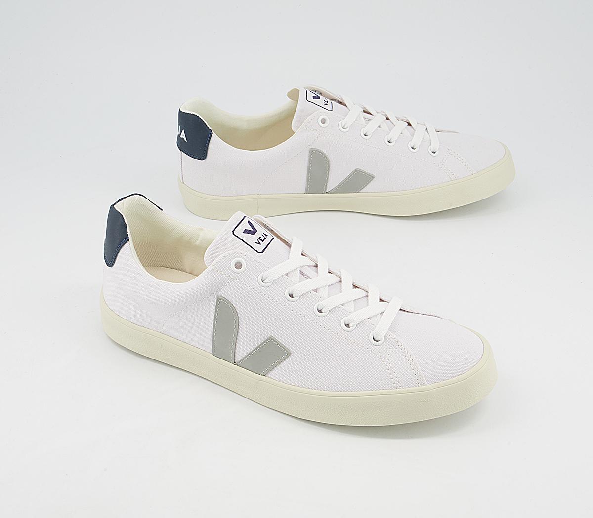 VEJA Esplar Trainers VEJA Esplar Trainers White Oxford Grey Nautico F