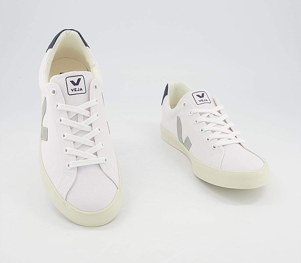 VEJA Esplar Trainers VEJA Esplar Trainers White Oxford Grey Nautico