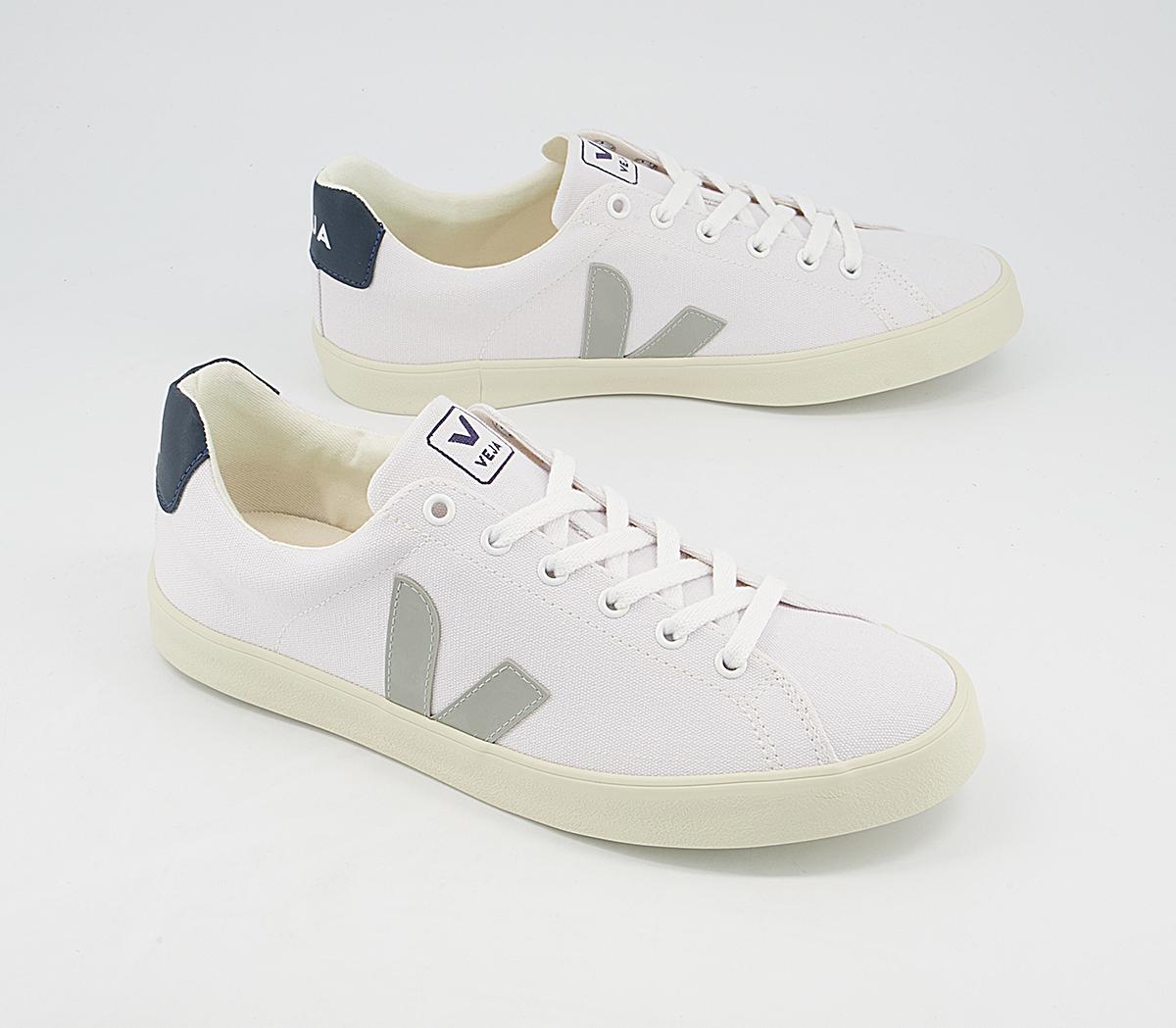 VEJA Esplar Trainers VEJA Esplar Trainers White Oxford Grey Nautico