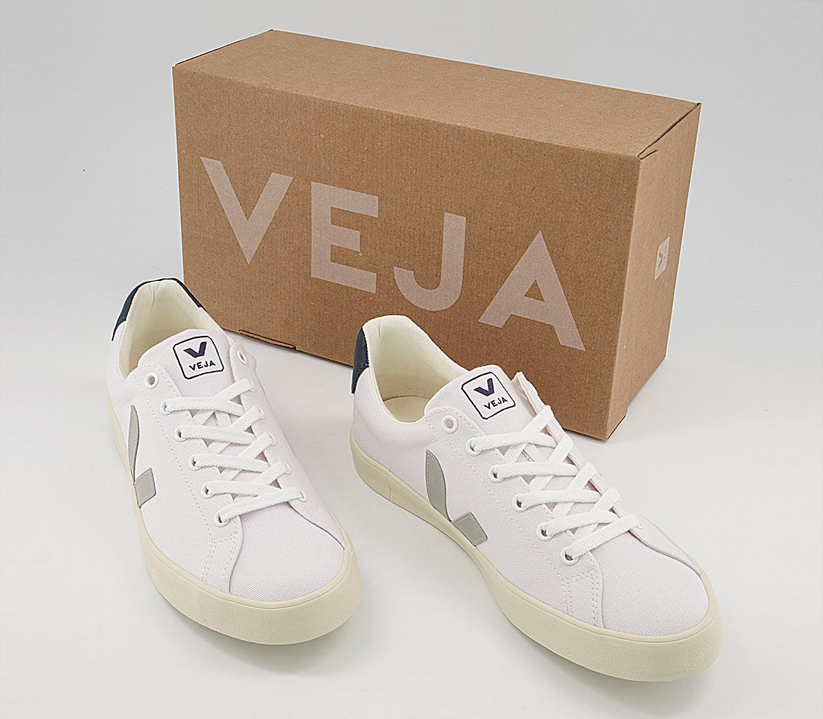 VEJA Esplar Trainers VEJA Esplar Trainers White Oxford Grey Nautico