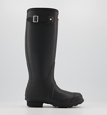 black hunter wellies size 4