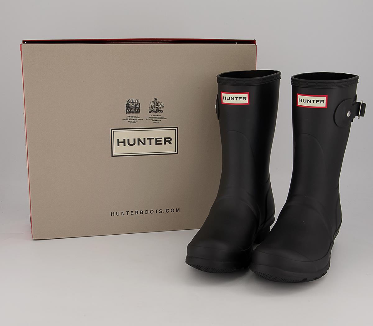 Hunter Original Short Wellies W Hunter Original Short Wellies W Black