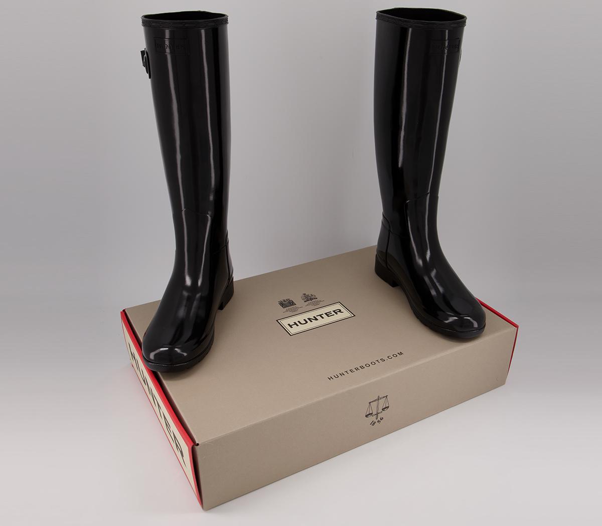 HunterOriginal Refined WelliesBlack Gloss
