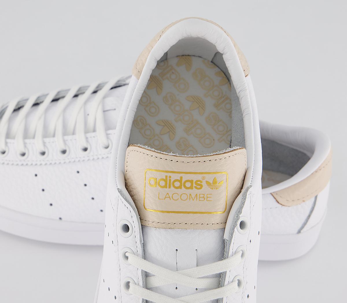 adidasLacombe TrainersWhite Cream White Vapour Pink