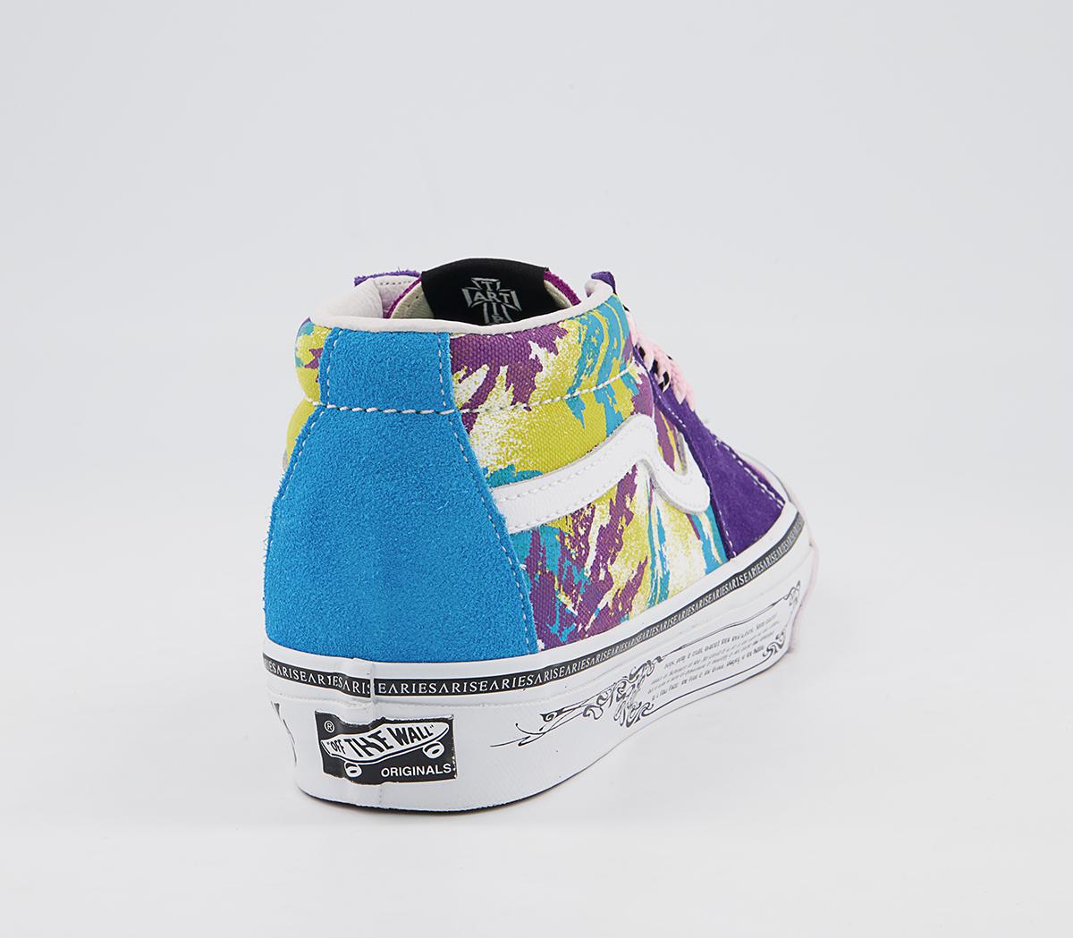 Vans Vault Og Sk8 Mid Lx Trainers Vans Vault Og Sk8 Mid Lx Trainers Aries Weed Bright