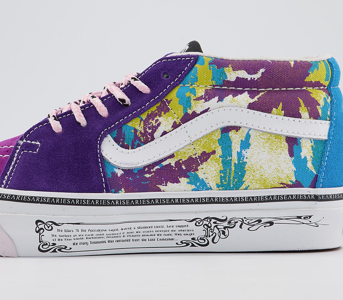 Vans Vault Og Sk8 Mid Lx Trainers Vans Vault Og Sk8 Mid Lx Trainers Aries Weed Bright