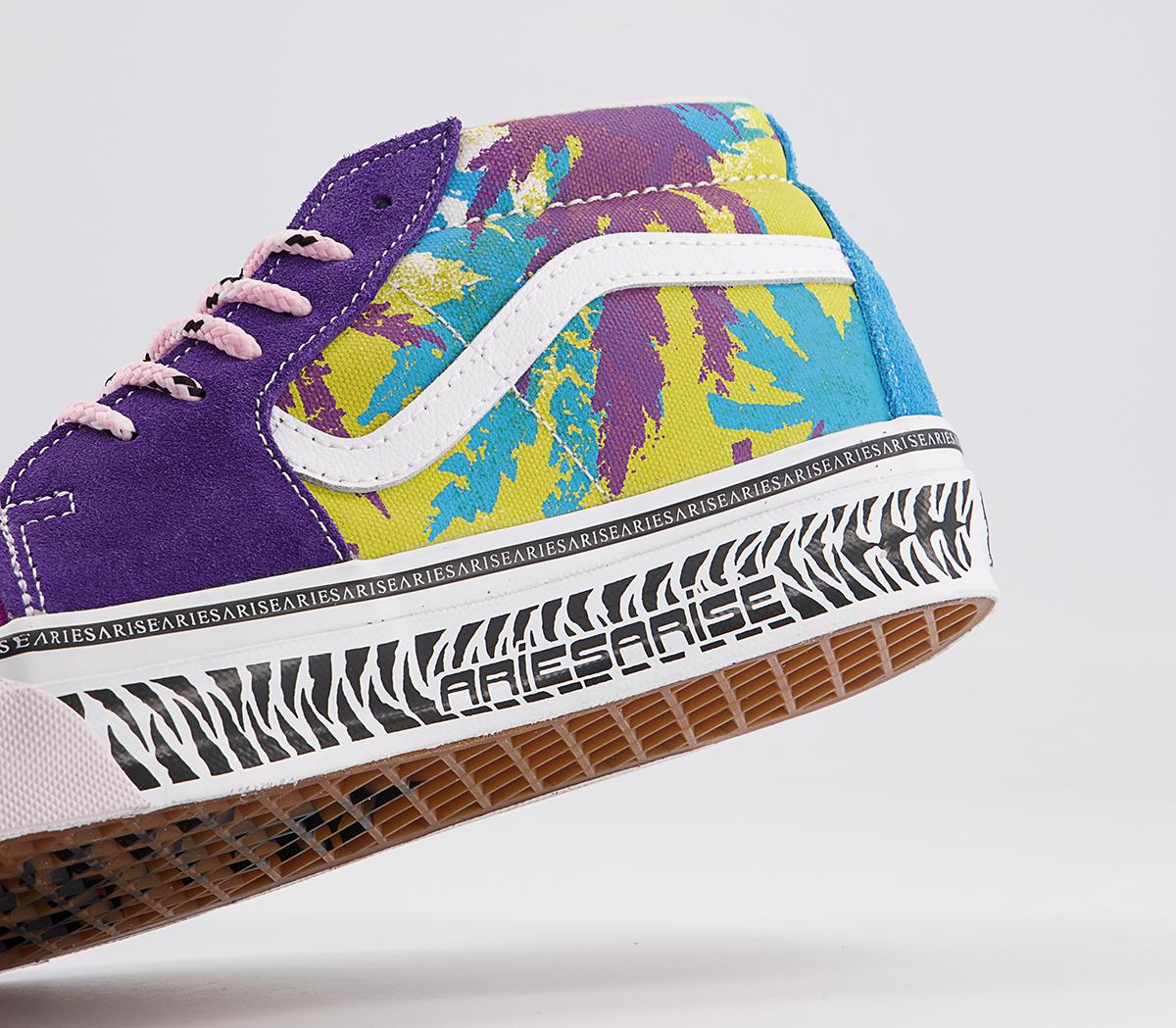 Vans Vault Og Sk8 Mid Lx Trainers Vans Vault Og Sk8 Mid Lx Trainers Aries Weed Bright