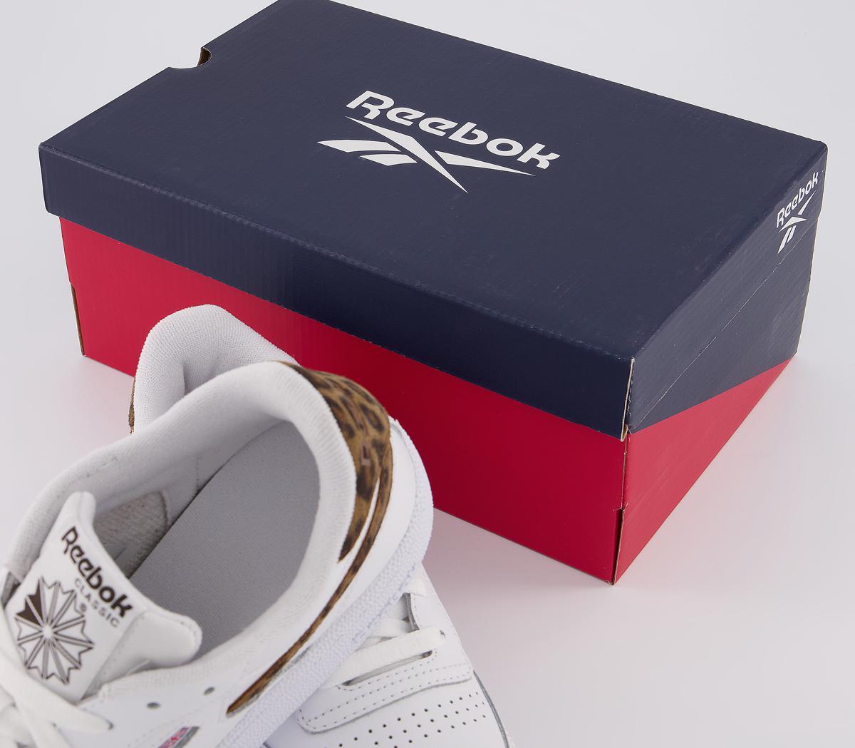 reebok leopard print trainers