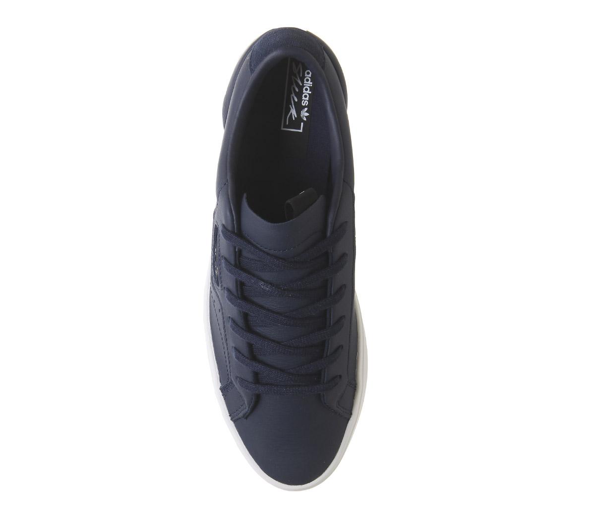 adidasSleekCollegiate Navy Crystal White
