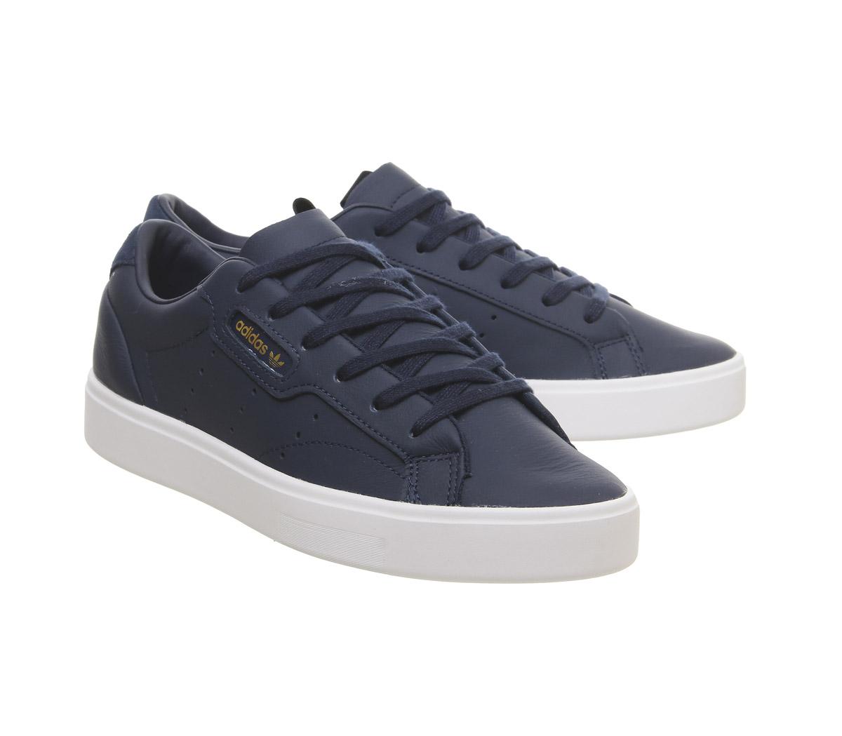 adidasSleekCollegiate Navy Crystal White