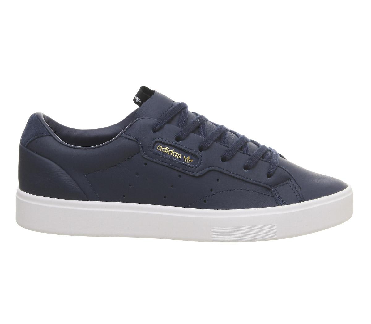 adidasSleekCollegiate Navy Crystal White
