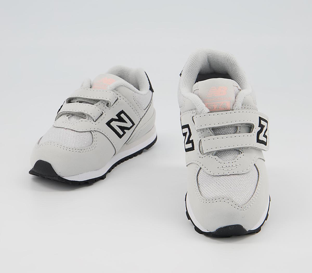 New Balance 574 Infant Trainers New Balance 574 Infant Trainers White Black