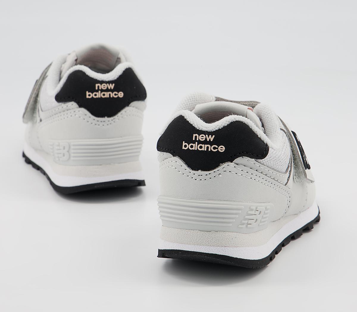 New Balance 574 Infant Trainers New Balance 574 Infant Trainers White Black