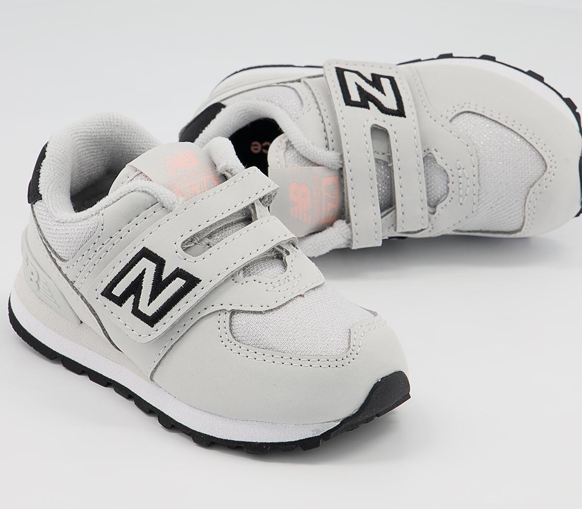 New Balance 574 Infant Trainers New Balance 574 Infant Trainers White Black
