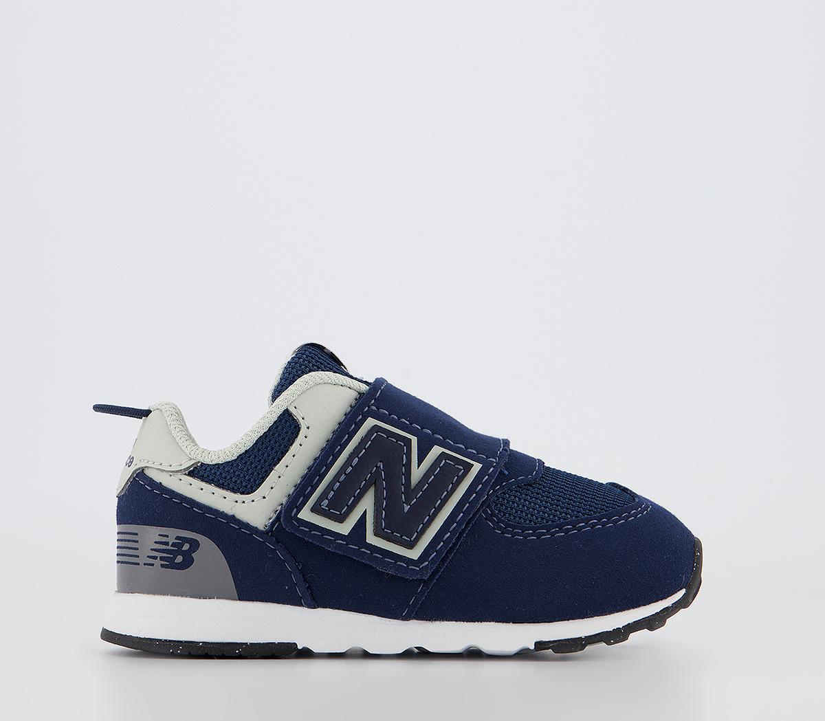 574 Infant Trainers Navy White