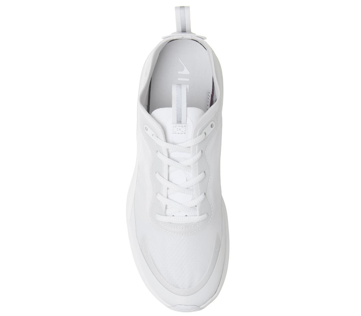 nike white premium dia trainers