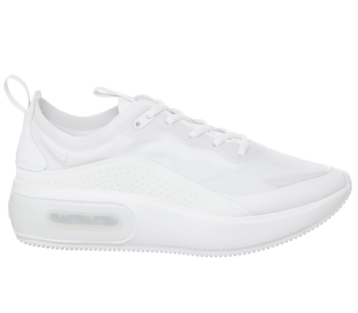 NikeAir Max DiaWhite Metallic Silver Summit White