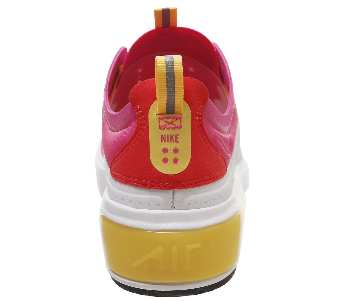 NikeAir Max DiaWhite Laser Fuchsia Ember Glow Topaz