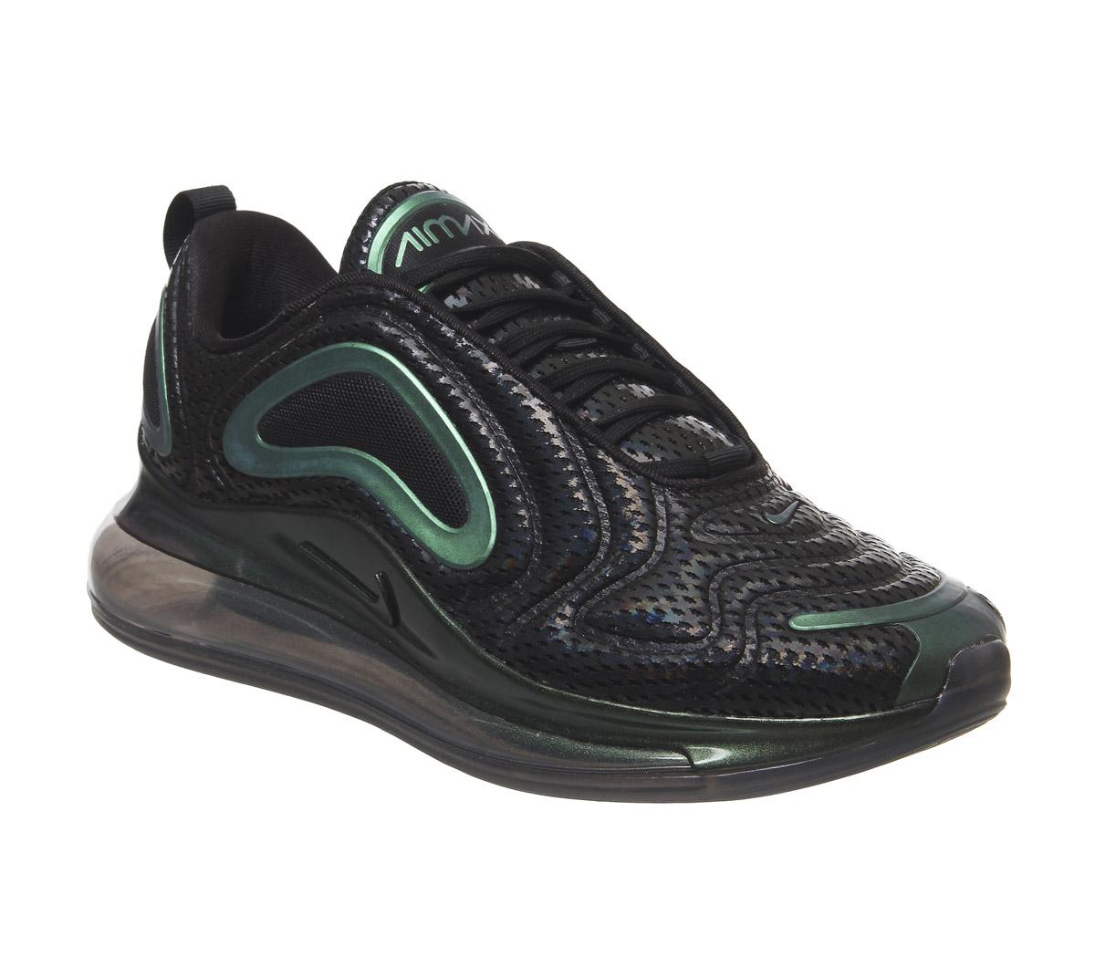 Nike air max 720 black/black/metallic silver hotsell