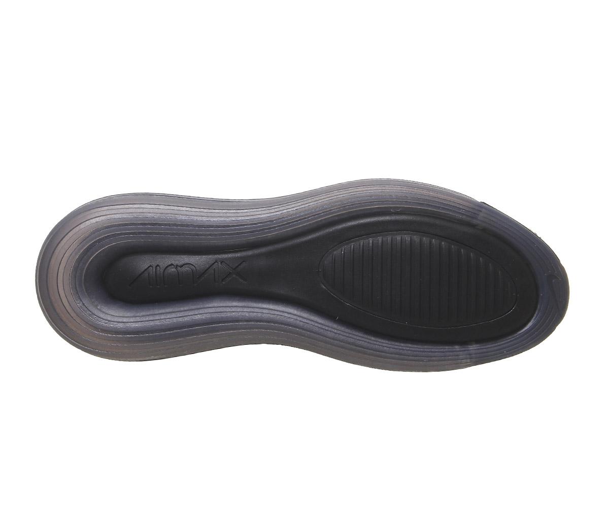 NikeAir Max 720Black Metallic Silver